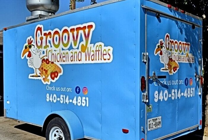 Groovy Chicken and Waffles